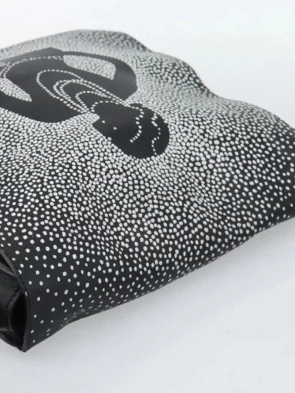 CHANEL Shoulder Bag Lamb Skin Black Silver CC Auth 184867SAM